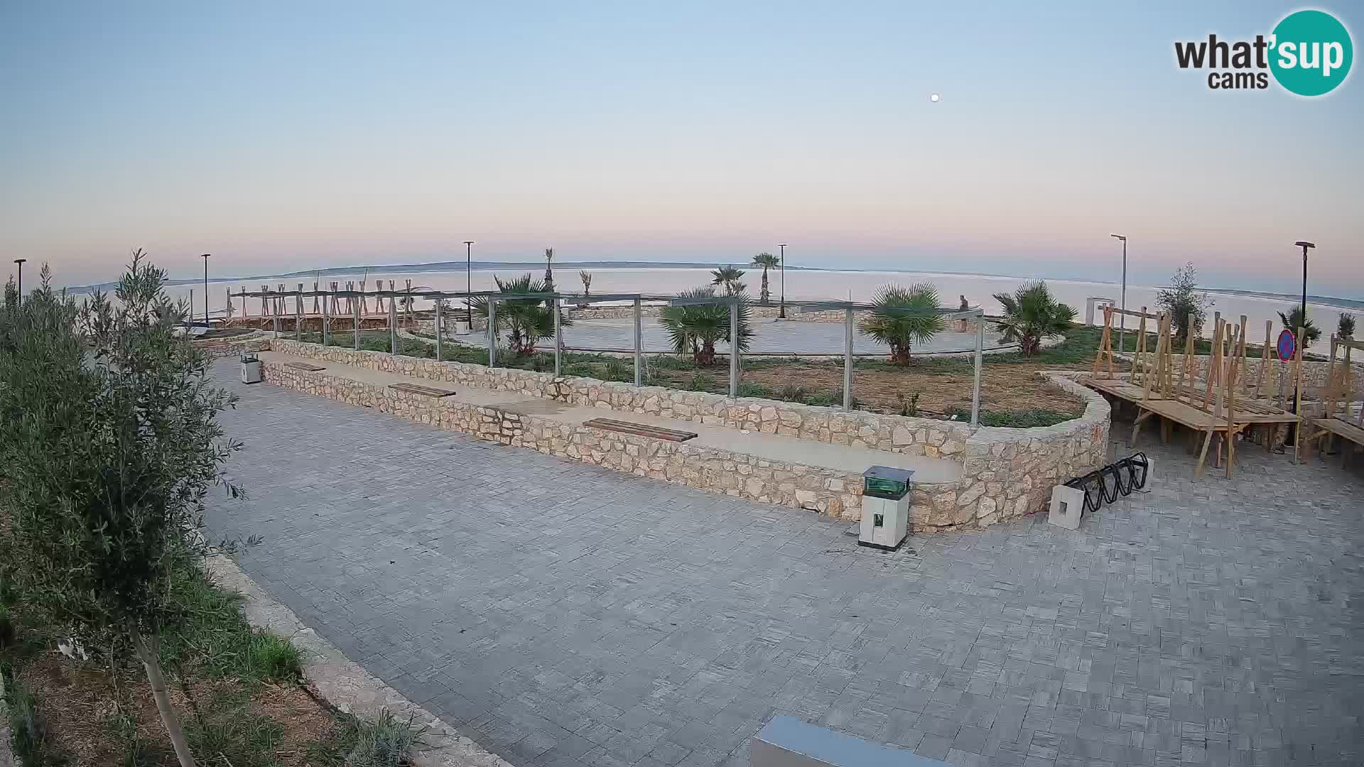 Webcam Mandre – Scène estivale Velika điga | Île de Pag