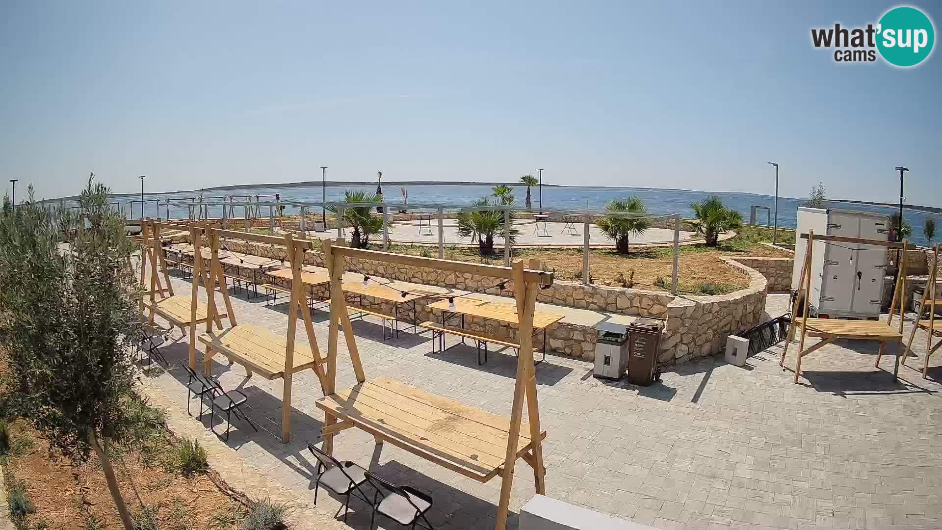 Webcam Mandre – Scène estivale Velika điga | Île de Pag