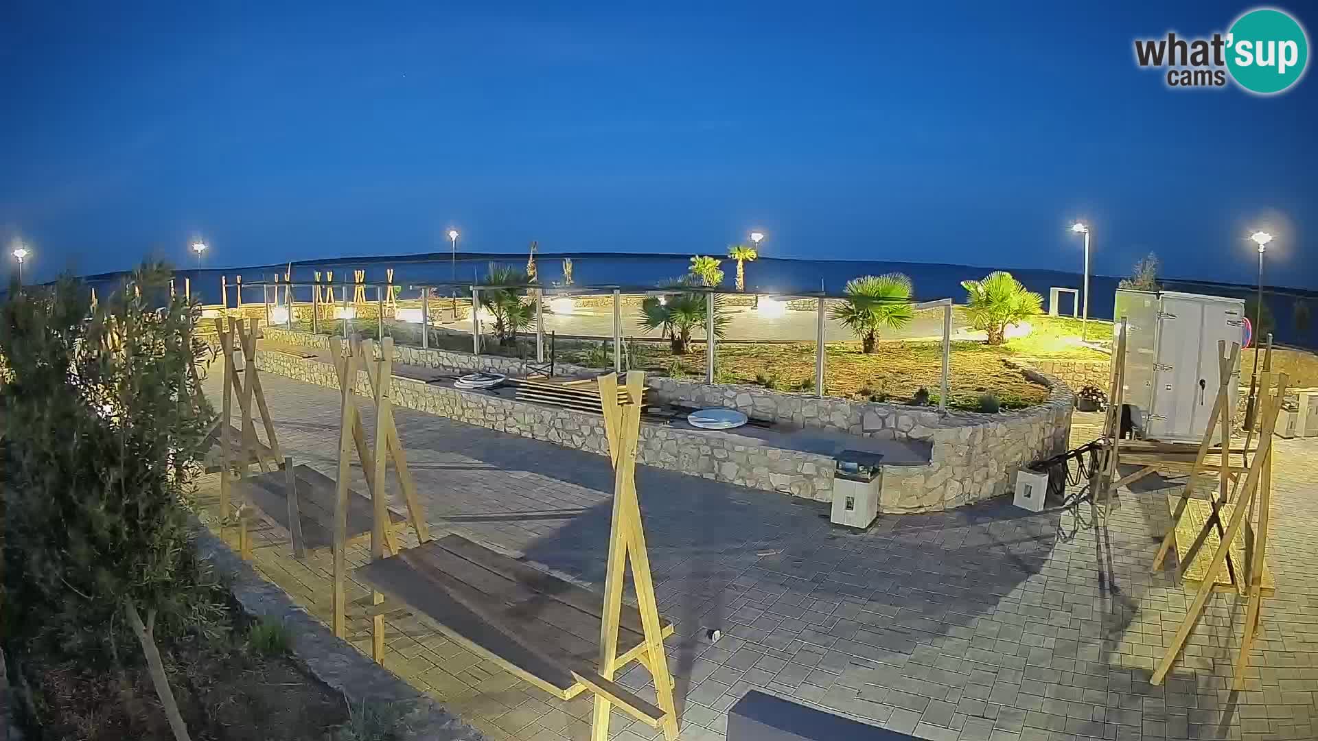 Webcam Mandre – Scène estivale Velika điga | Île de Pag