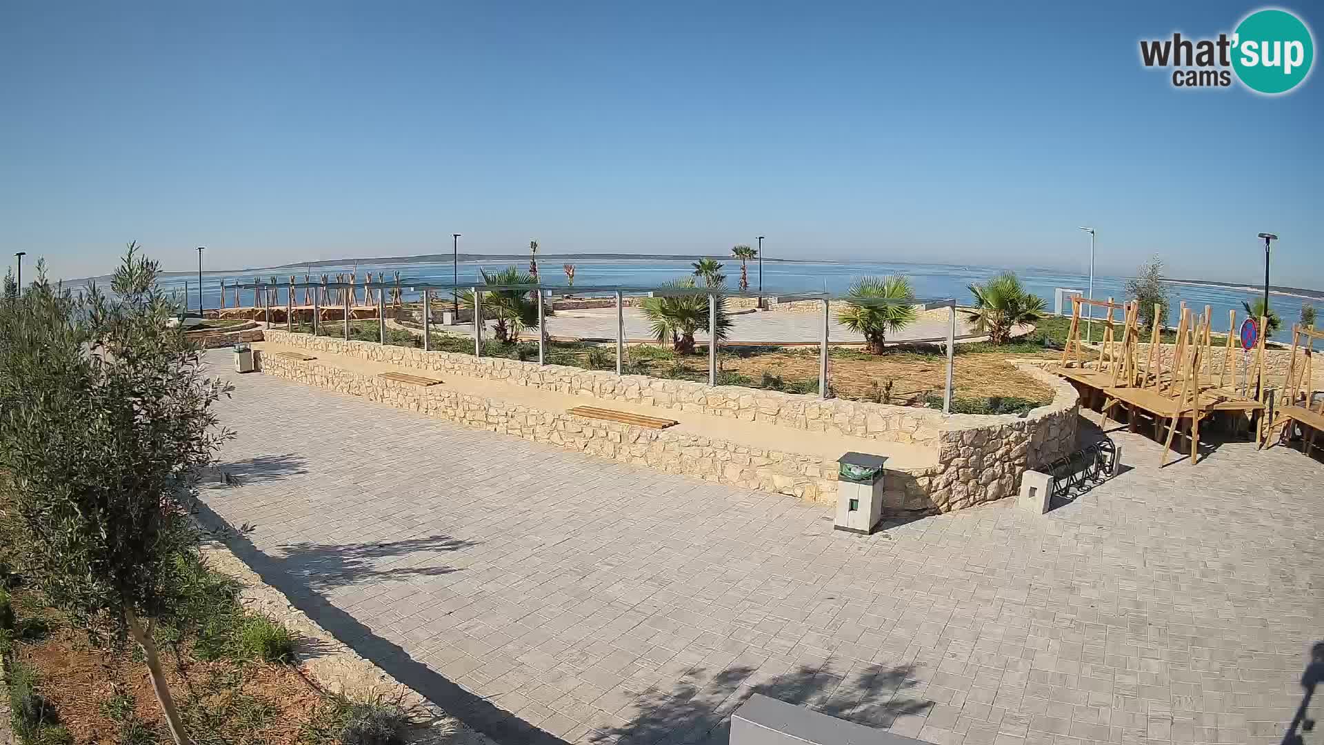Webcam Mandre – Scène estivale Velika điga | Île de Pag