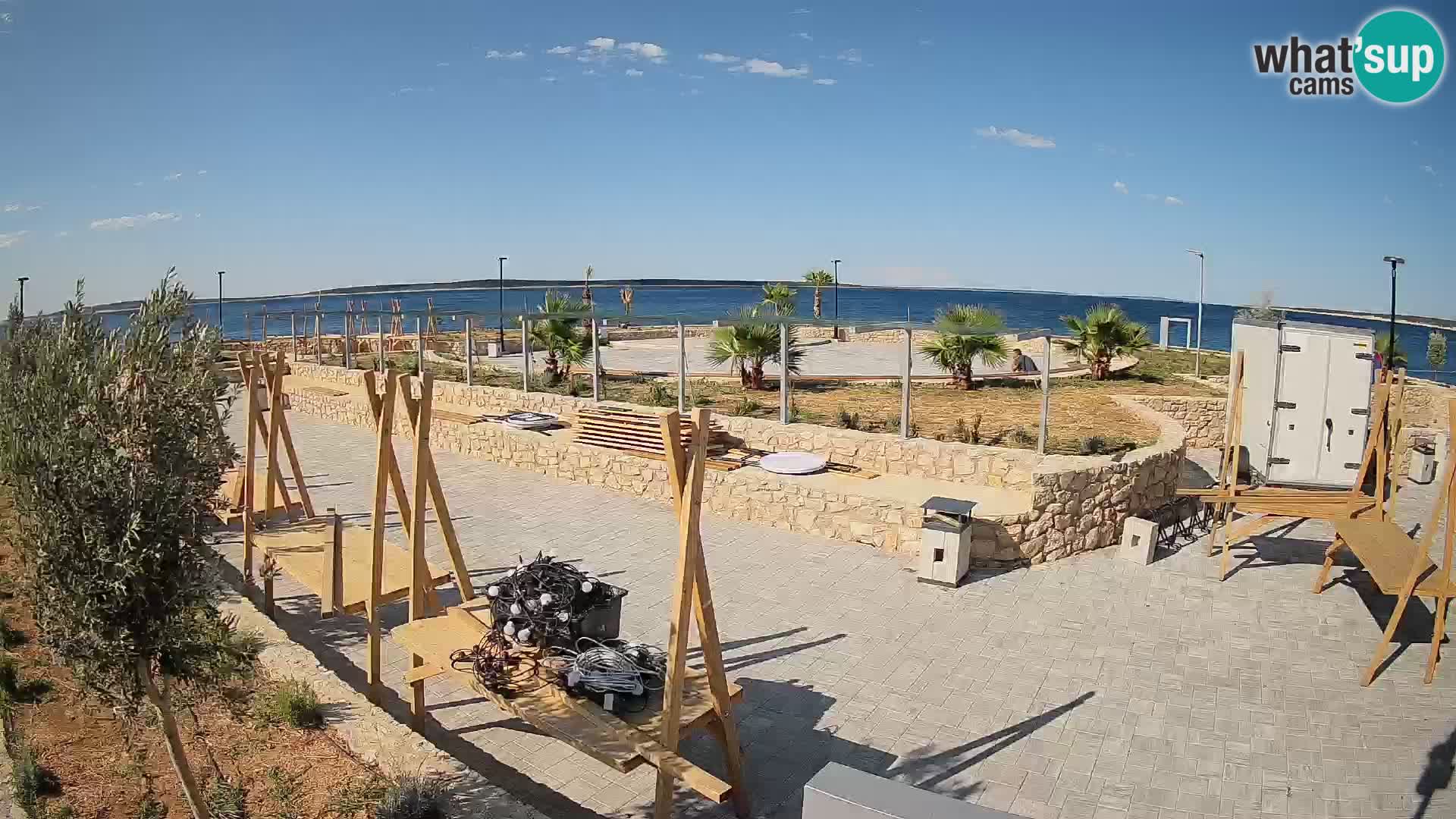 Webcam Mandre – Scène estivale Velika điga | Île de Pag
