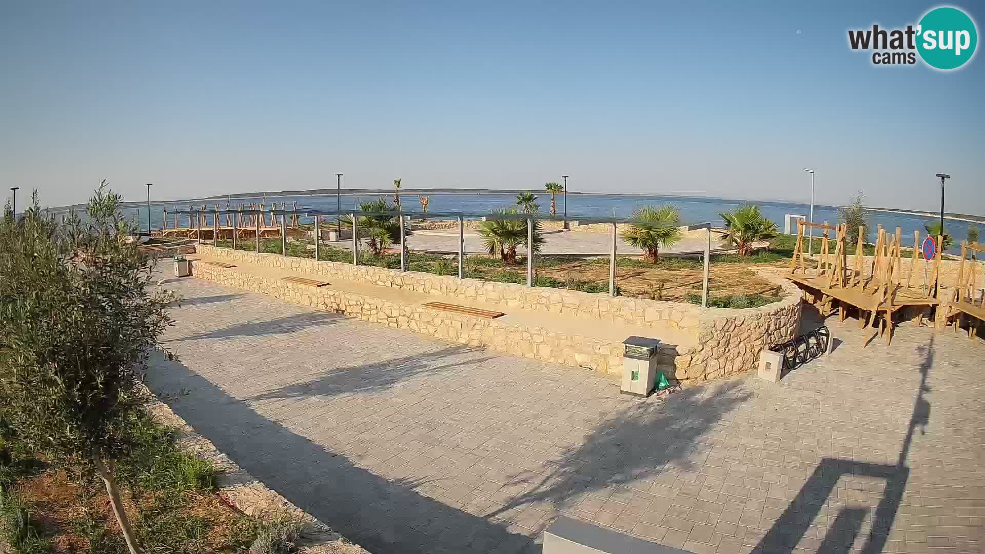 Webcam Mandre – Escenario de verano Velika điga | Isla de Pag