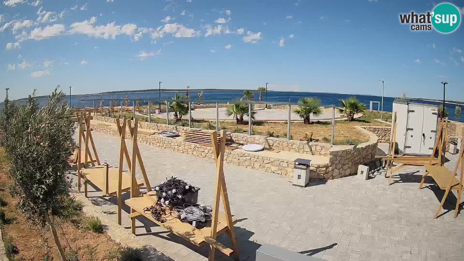 Webcam Mandre – Scène estivale Velika điga | Île de Pag