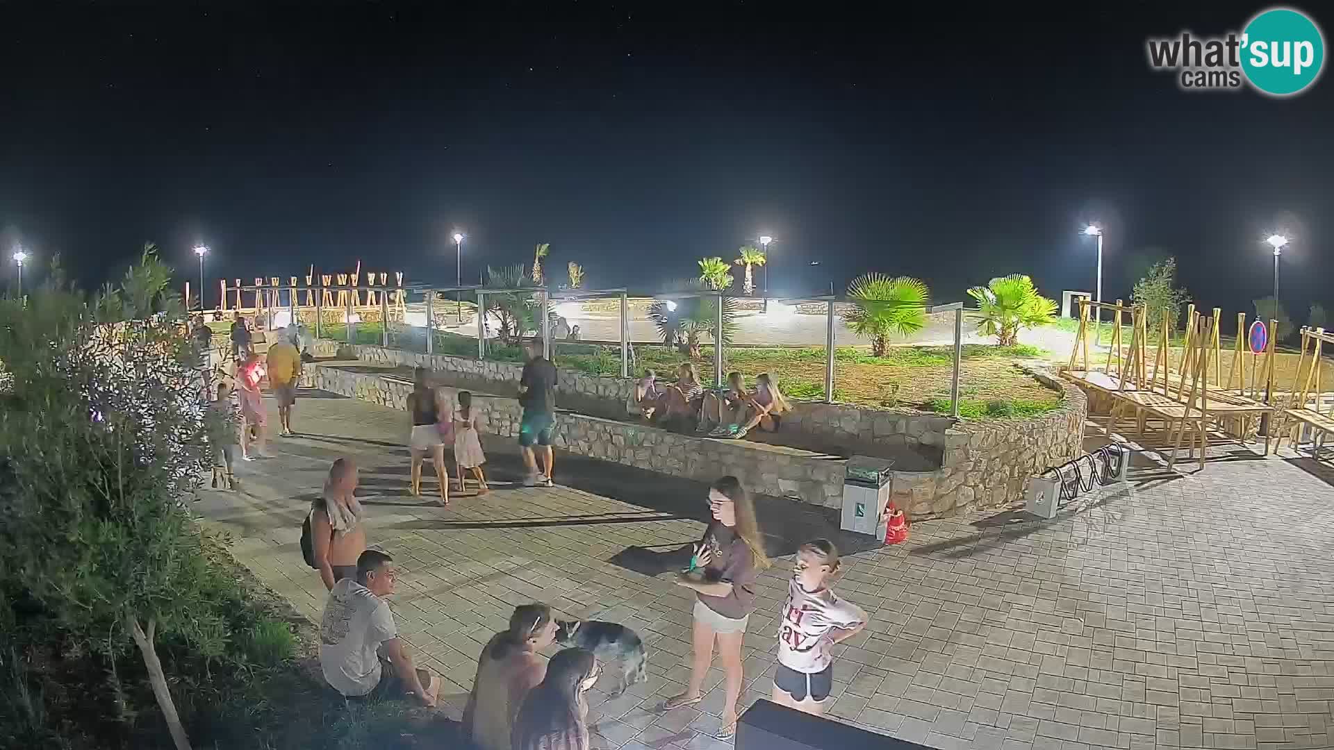Mandre Summer Stage Webcam – Velika điga | Pag Island
