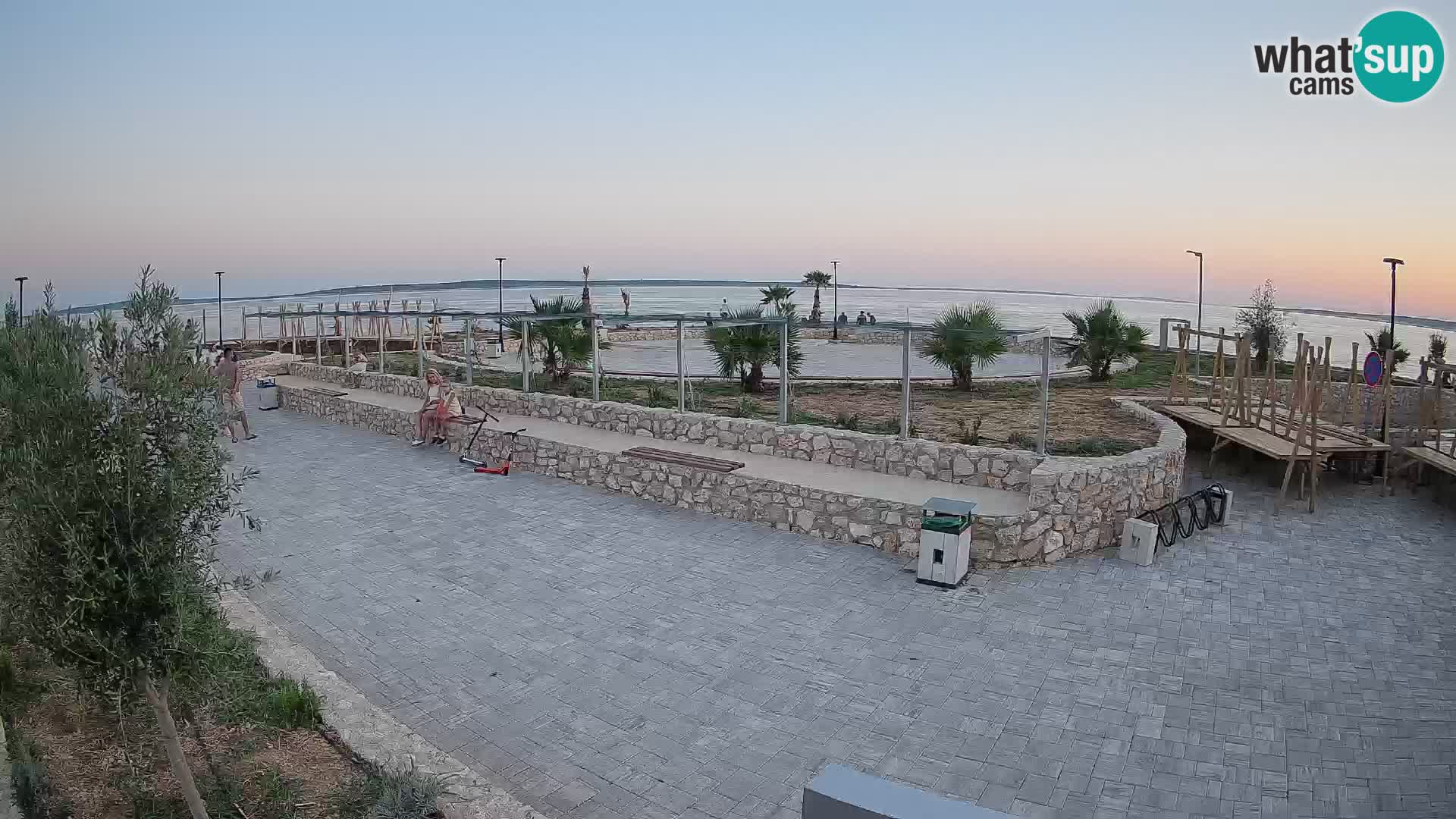 Webcam Mandre – Scène estivale Velika điga | Île de Pag