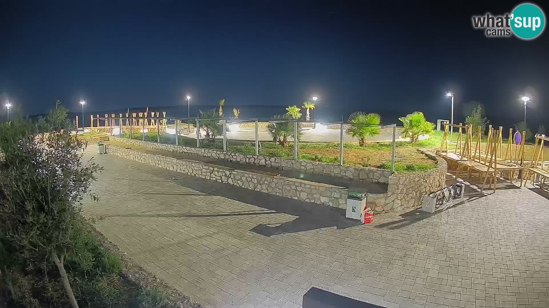 Webcam Mandre – Palco estivo Velika điga | Isola di Pag