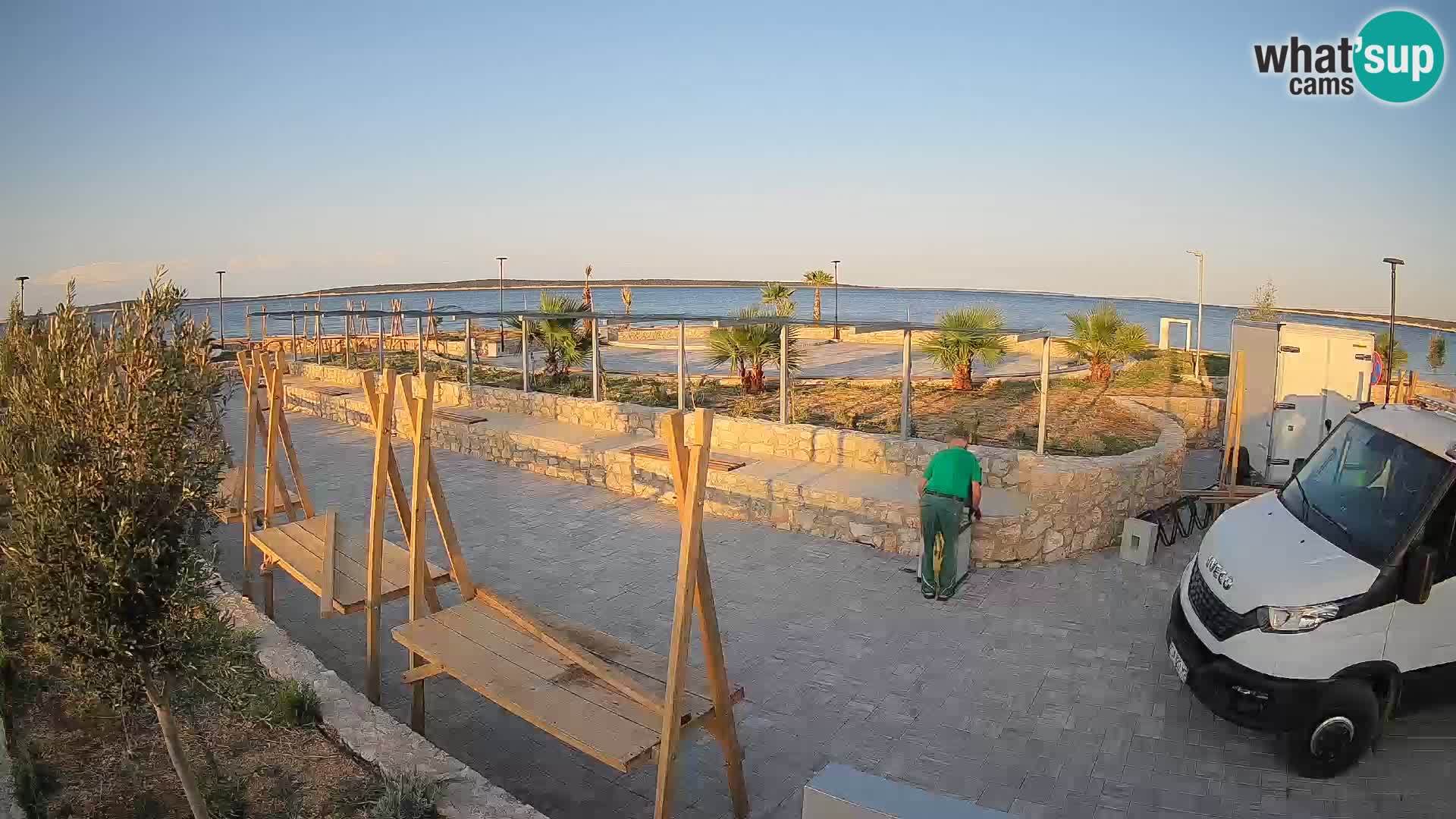 Webcam Mandre – Palco estivo Velika điga | Isola di Pag