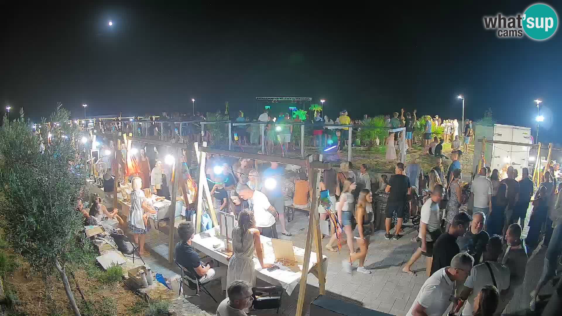 Webcam Mandre – Palco estivo Velika điga | Isola di Pag