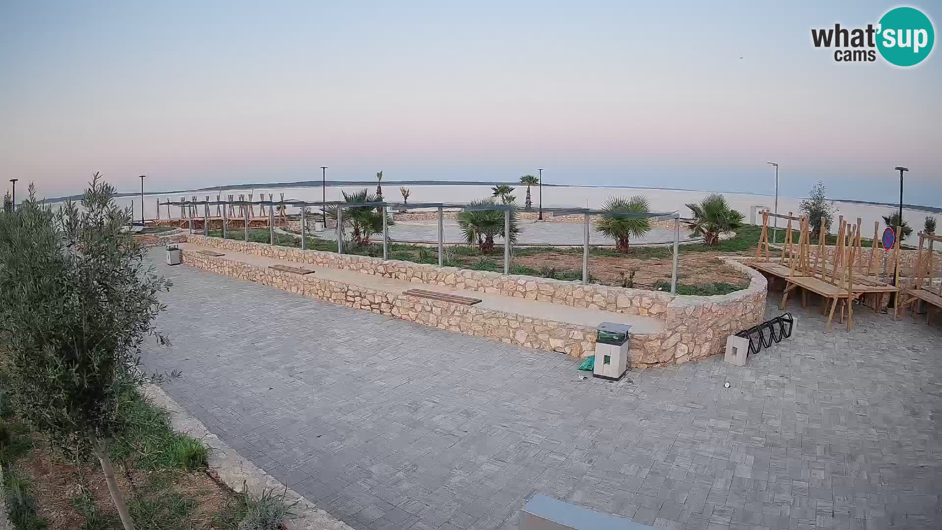 Webcam Mandre – Escenario de verano Velika điga | Isla de Pag