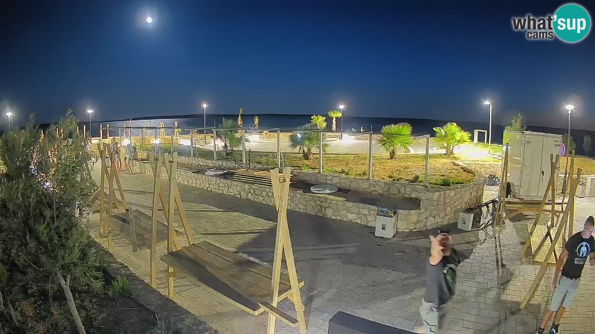 Webcam Mandre – Scène estivale Velika điga | Île de Pag