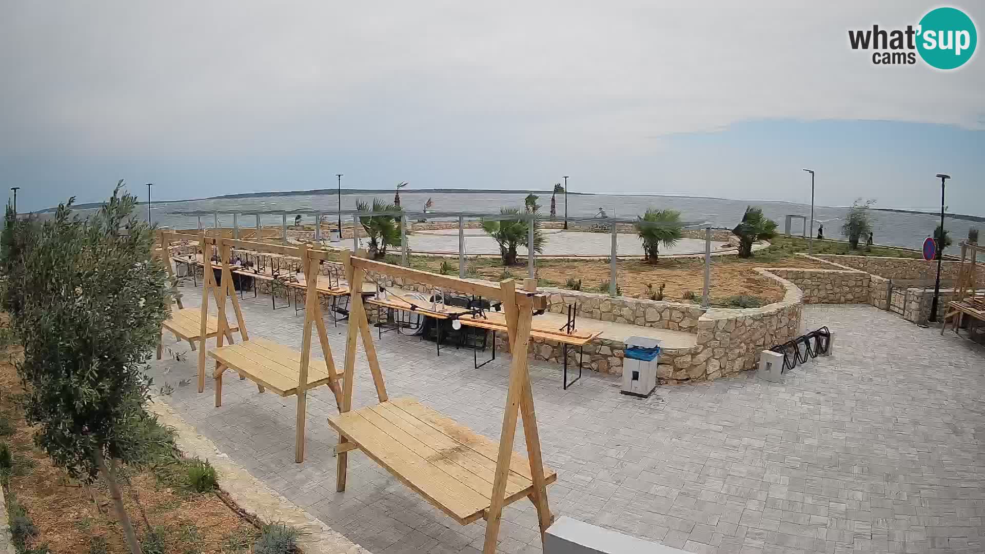 Webcam Mandre – Scène estivale Velika điga | Île de Pag