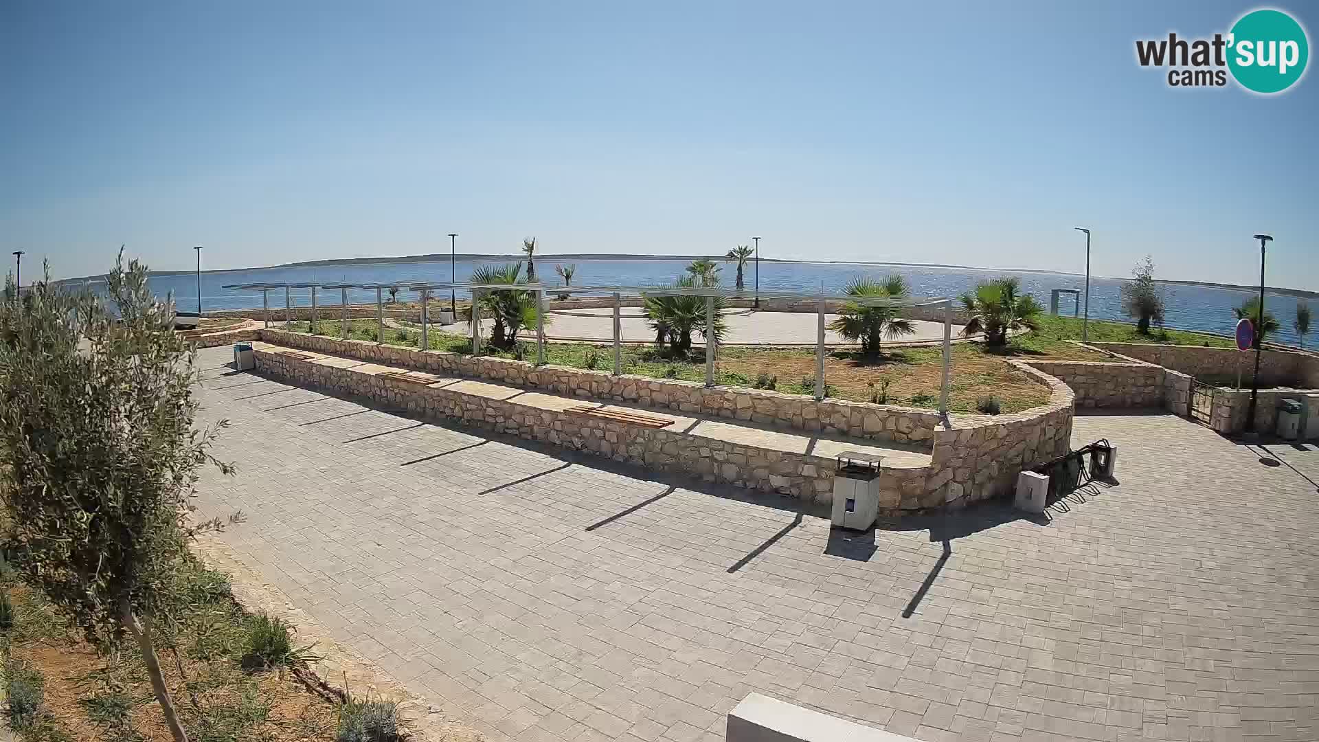 Mandre Summer Stage Webcam – Velika điga | Pag Island