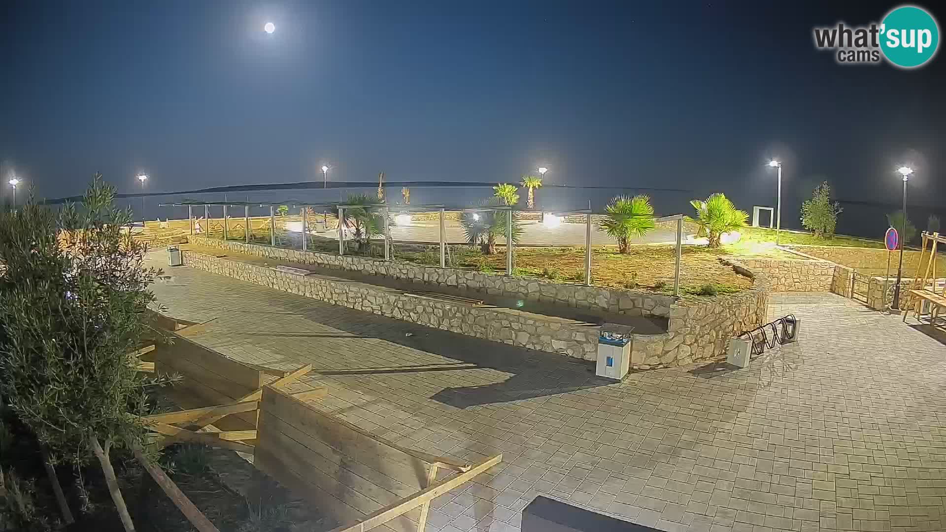 Webcam Mandre – Escenario de verano Velika điga | Isla de Pag