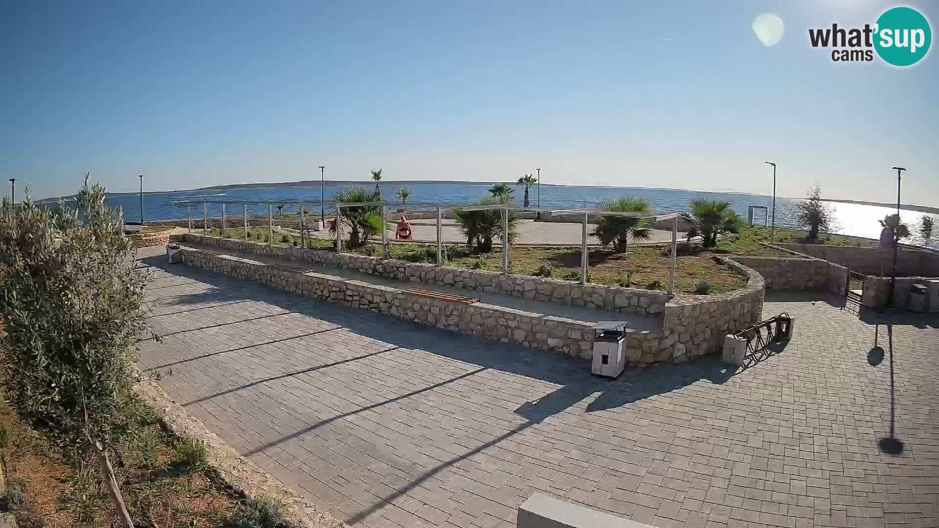 Mandre Summer Stage Webcam – Velika điga | Pag Island
