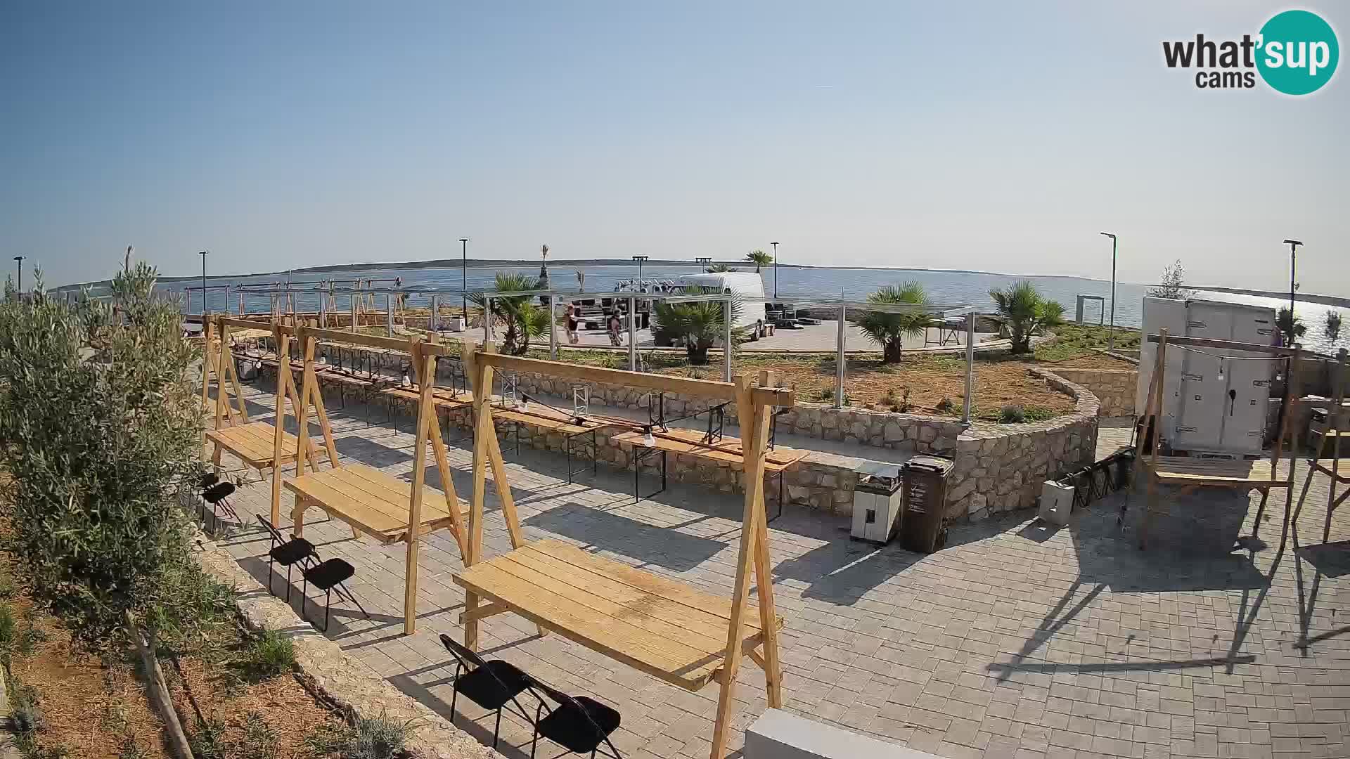 Mandre Summer Stage Webcam – Velika điga | Pag Island