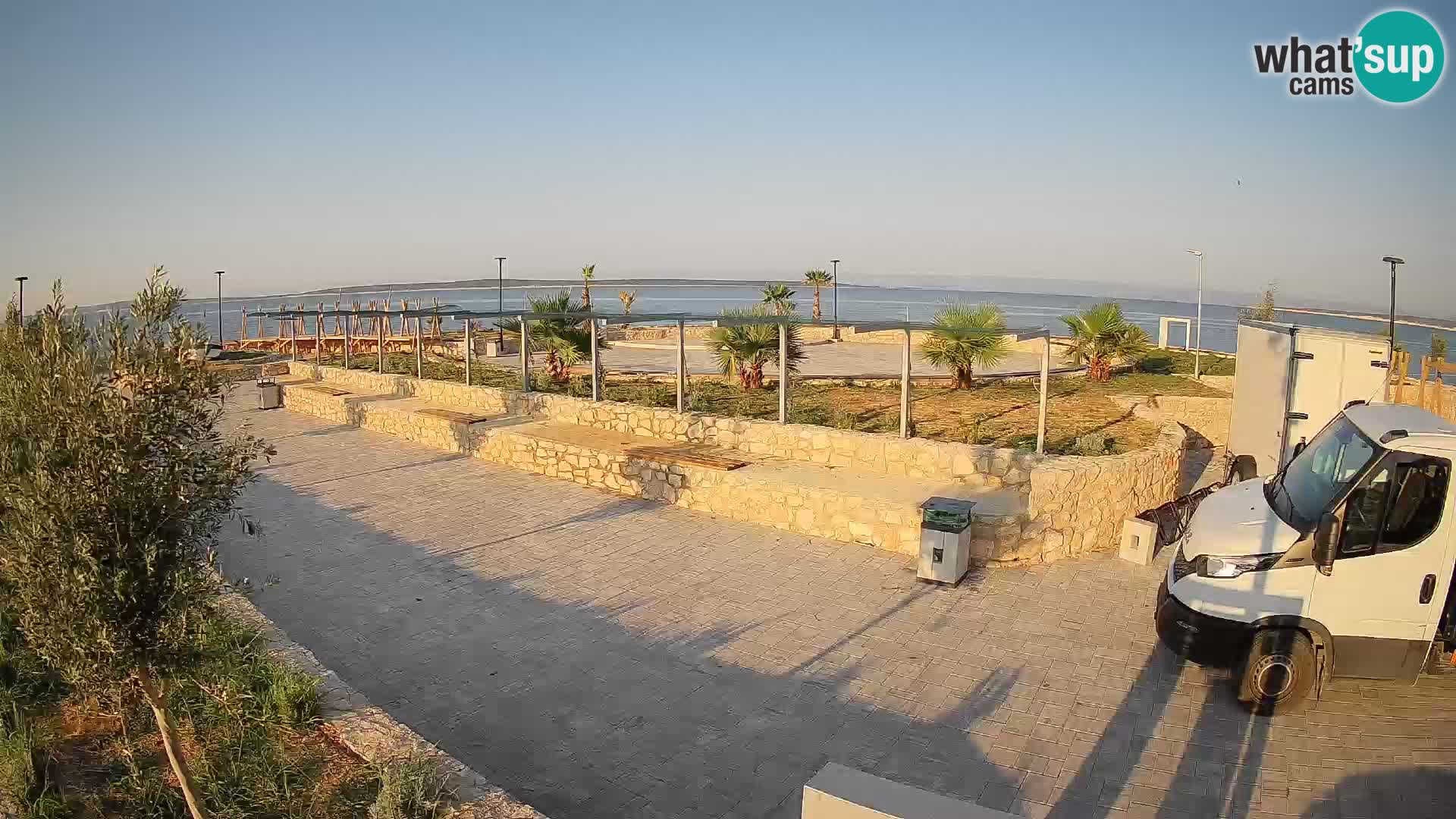 Webcam Mandre – Escenario de verano Velika điga | Isla de Pag