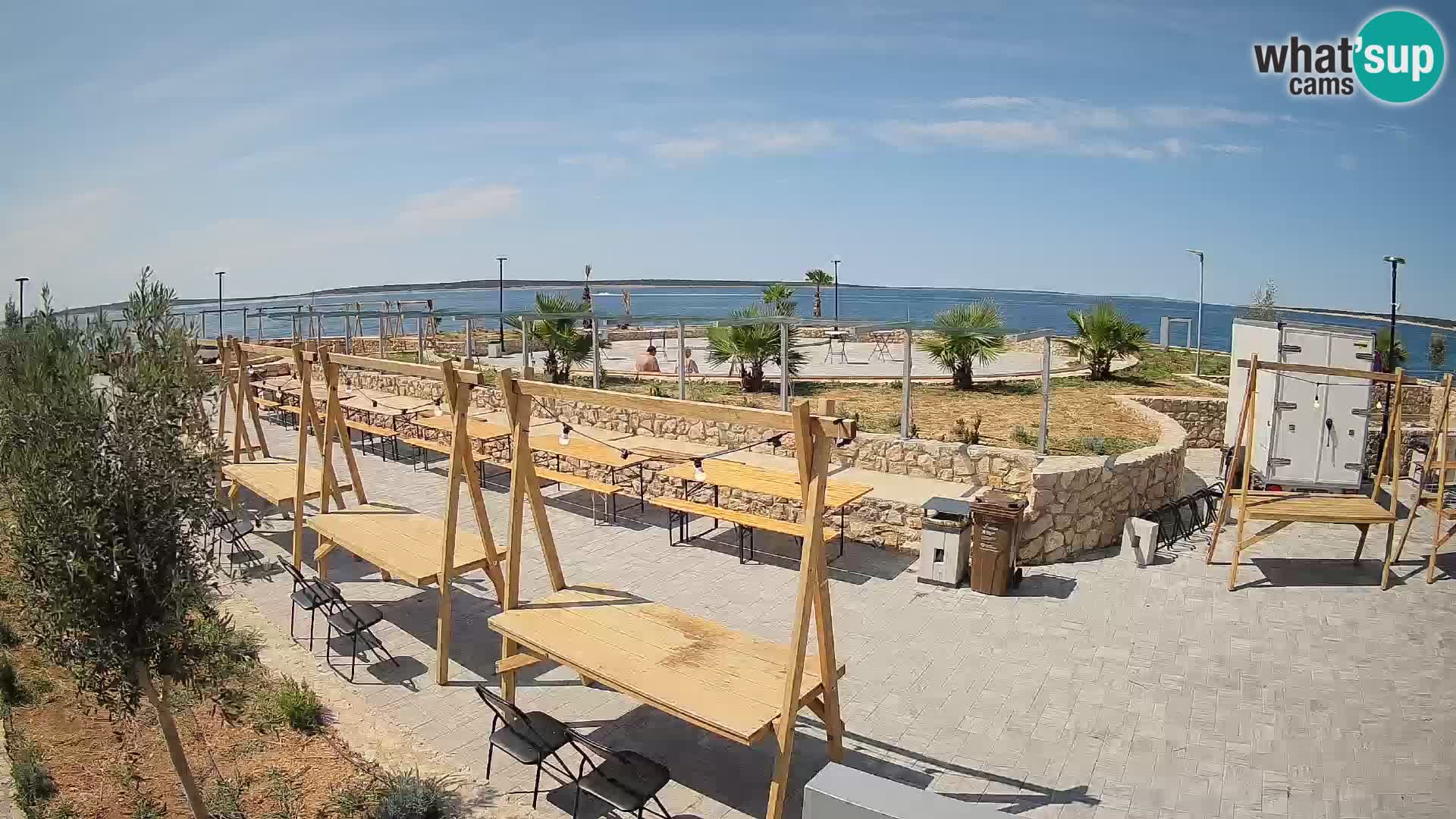Mandre Summer Stage Webcam – Velika điga | Pag Island