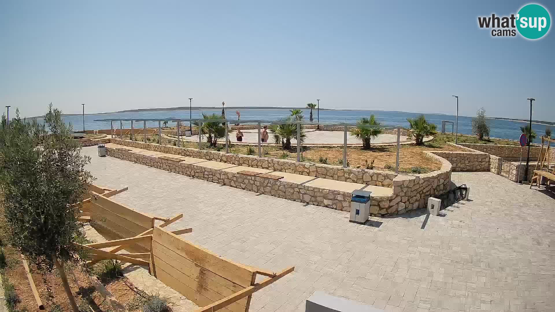 Webcam Mandre – Scène estivale Velika điga | Île de Pag