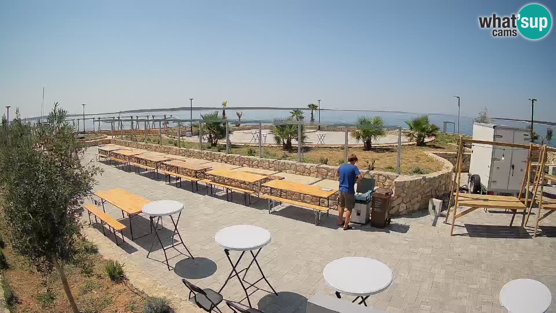 Webcam Mandre – Escenario de verano Velika điga | Isla de Pag