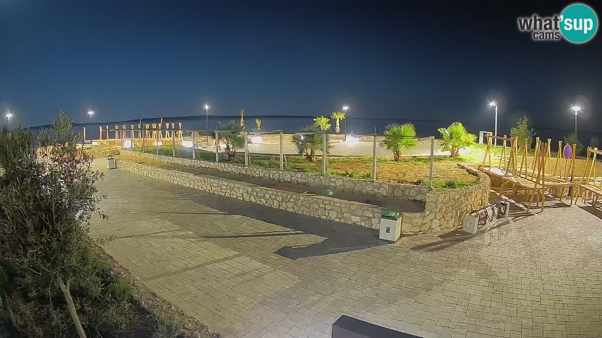 Webcam Mandre – Scène estivale Velika điga | Île de Pag