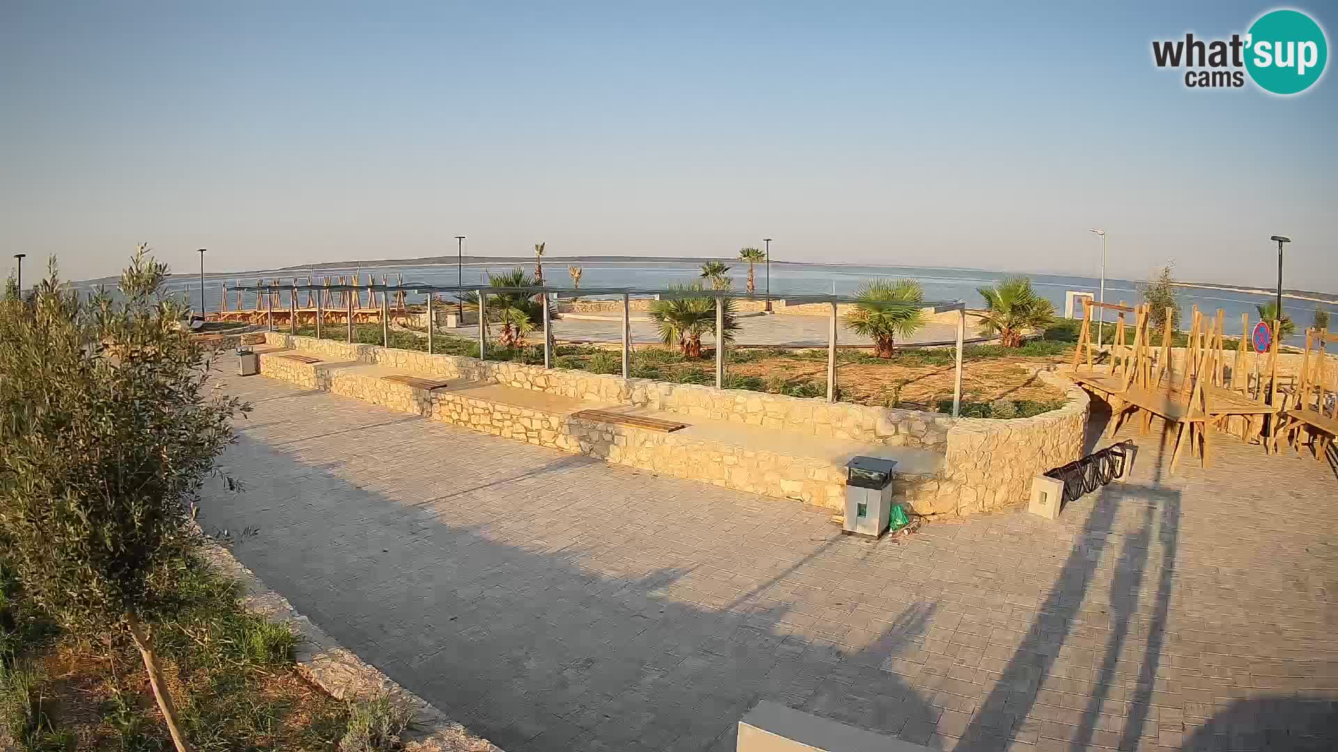 Webcam Mandre – Escenario de verano Velika điga | Isla de Pag