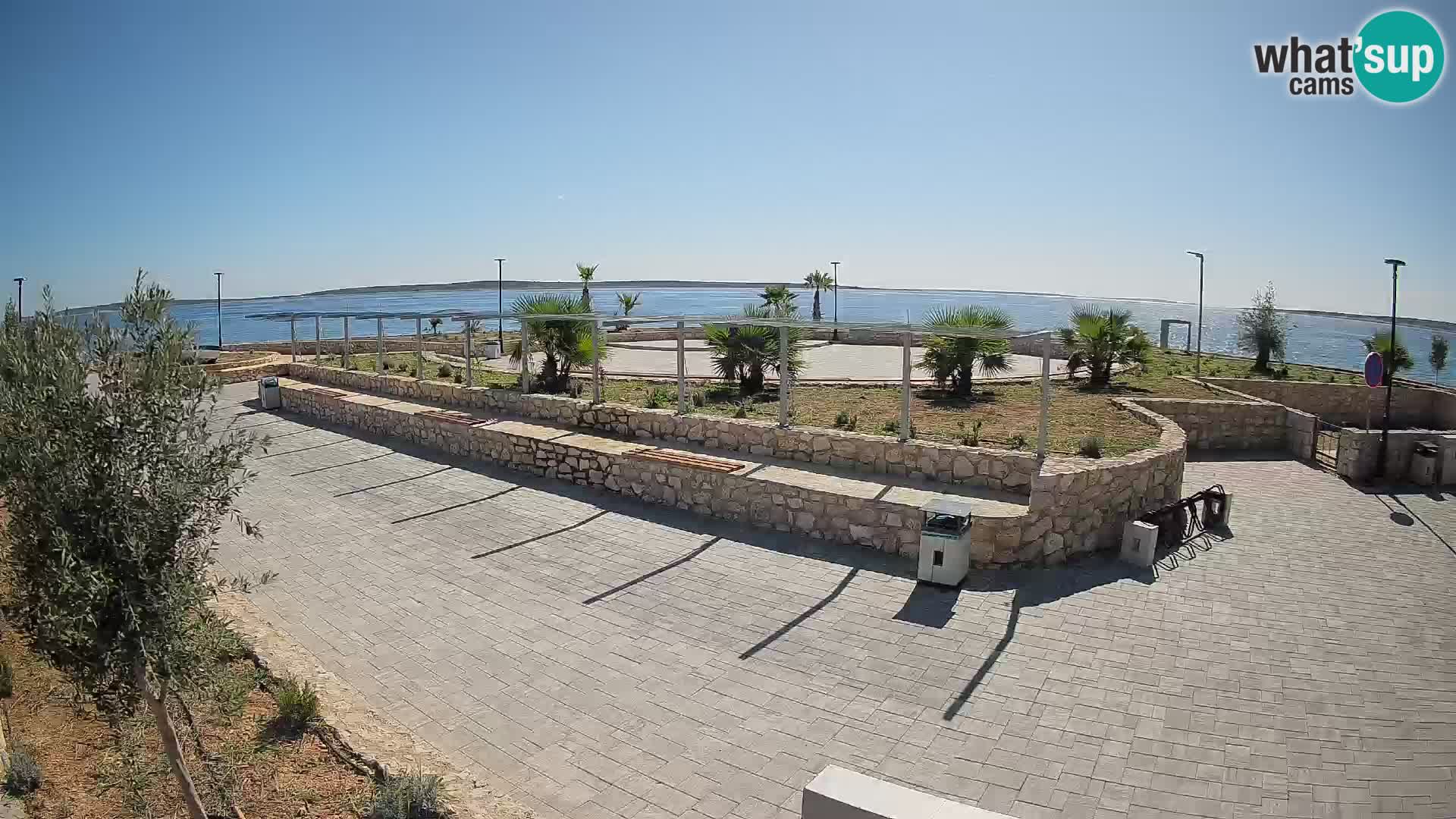 Webcam Mandre – Escenario de verano Velika điga | Isla de Pag