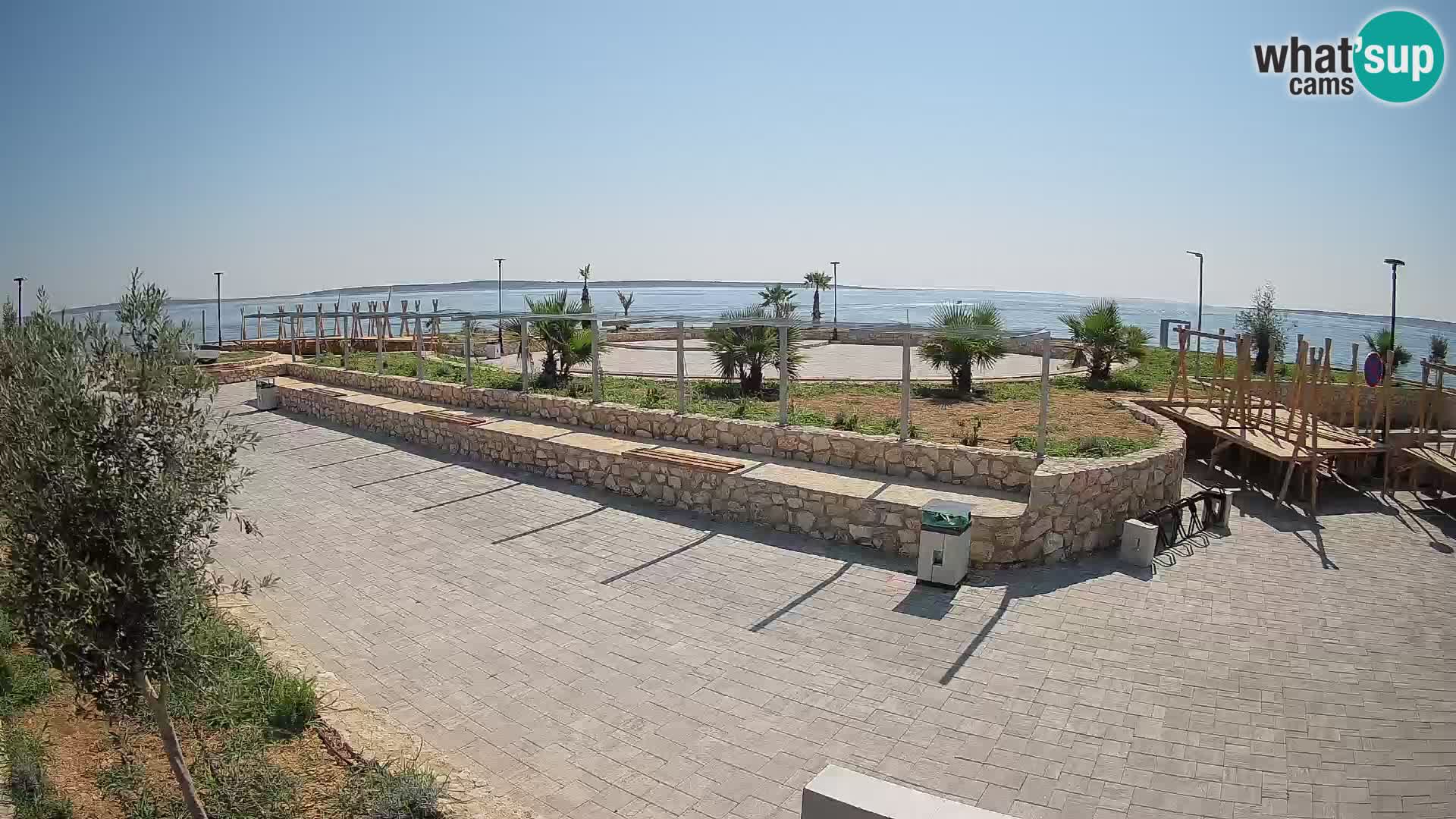 Webcam Mandre – Escenario de verano Velika điga | Isla de Pag