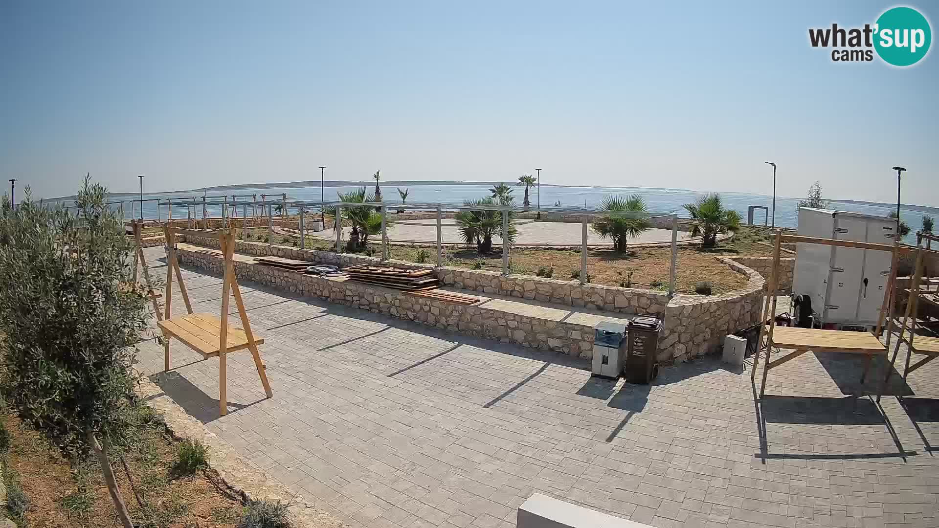 Webcam Mandre – Scène estivale Velika điga | Île de Pag