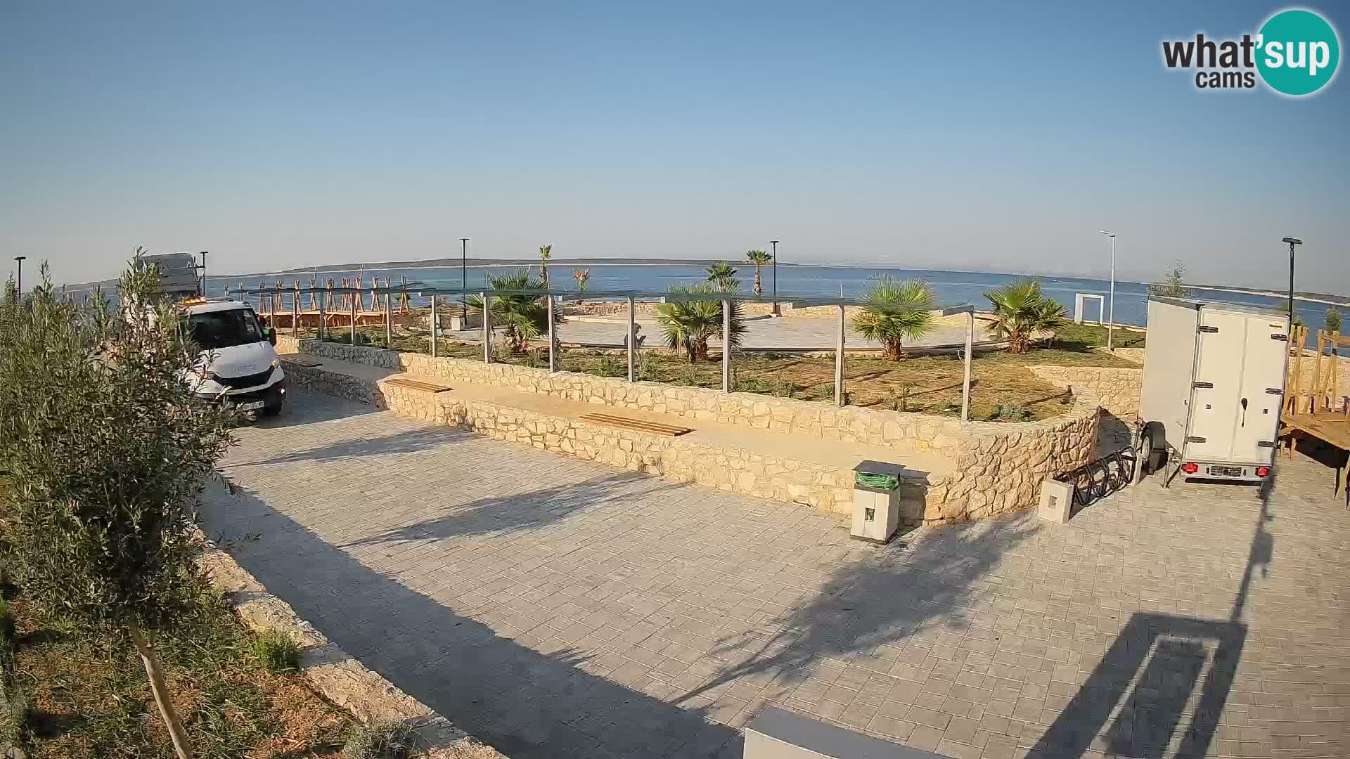 Webcam Mandre – Palco estivo Velika điga | Isola di Pag