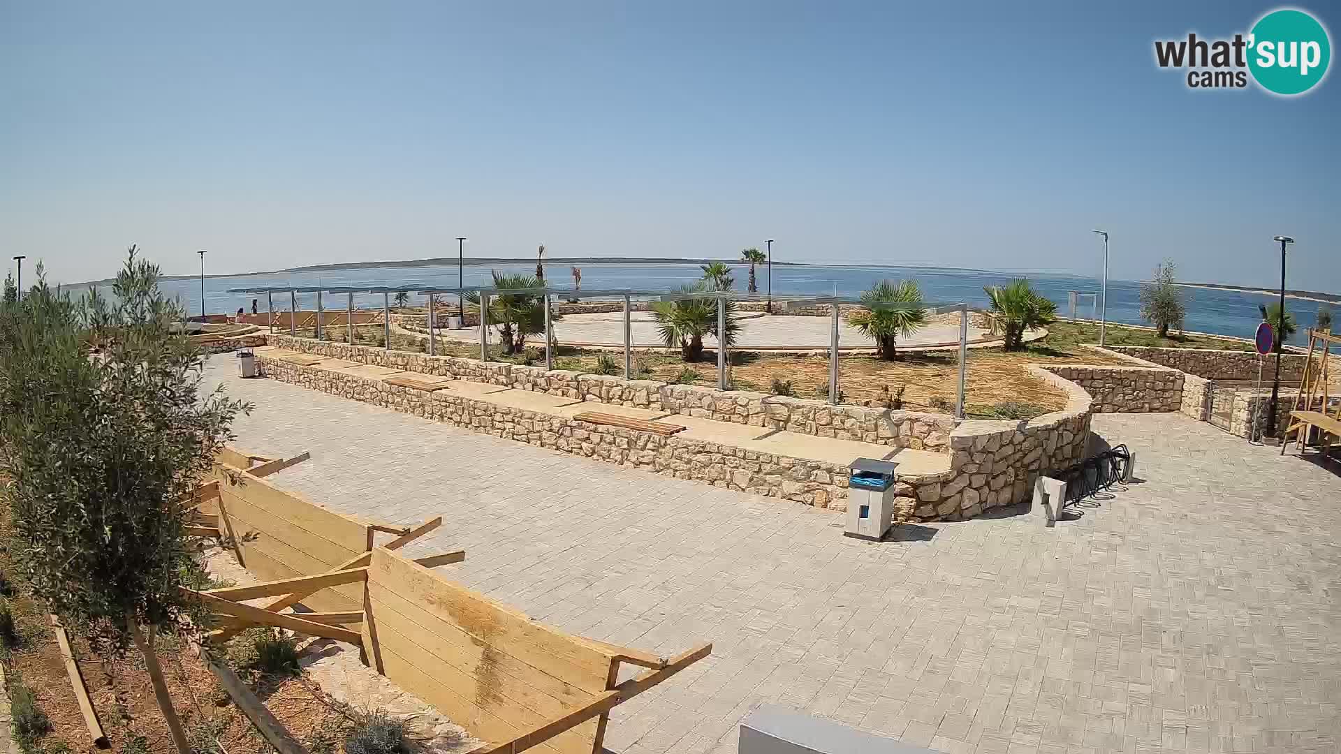 Mandre Summer Stage Webcam – Velika điga | Pag Island