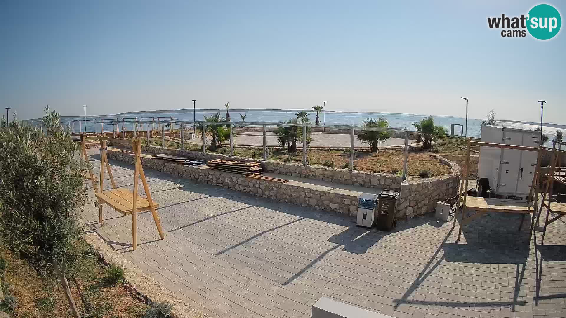Mandre Summer Stage Webcam – Velika điga | Pag Island