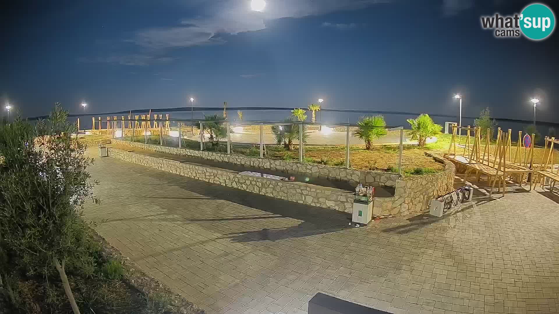 Webcam Mandre – Palco estivo Velika điga | Isola di Pag