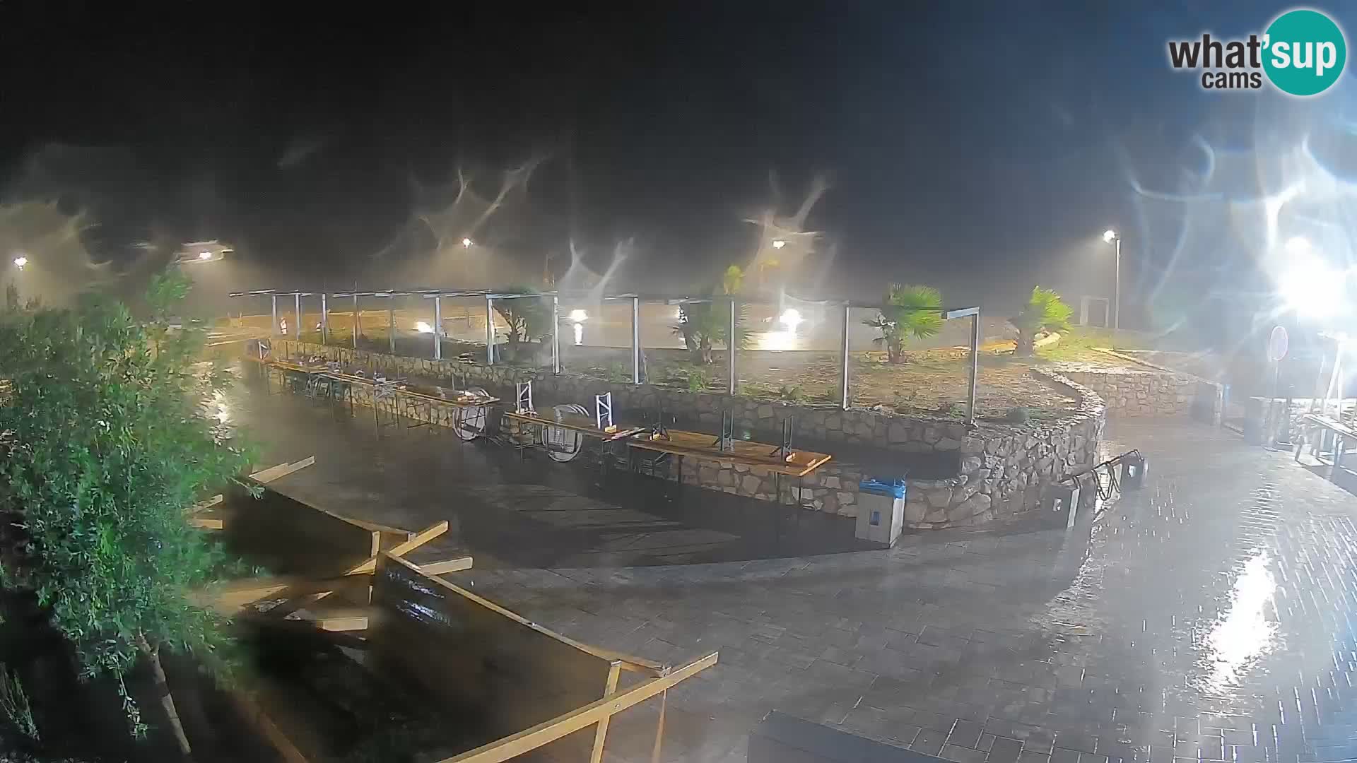 Webcam Mandre – Escenario de verano Velika điga | Isla de Pag