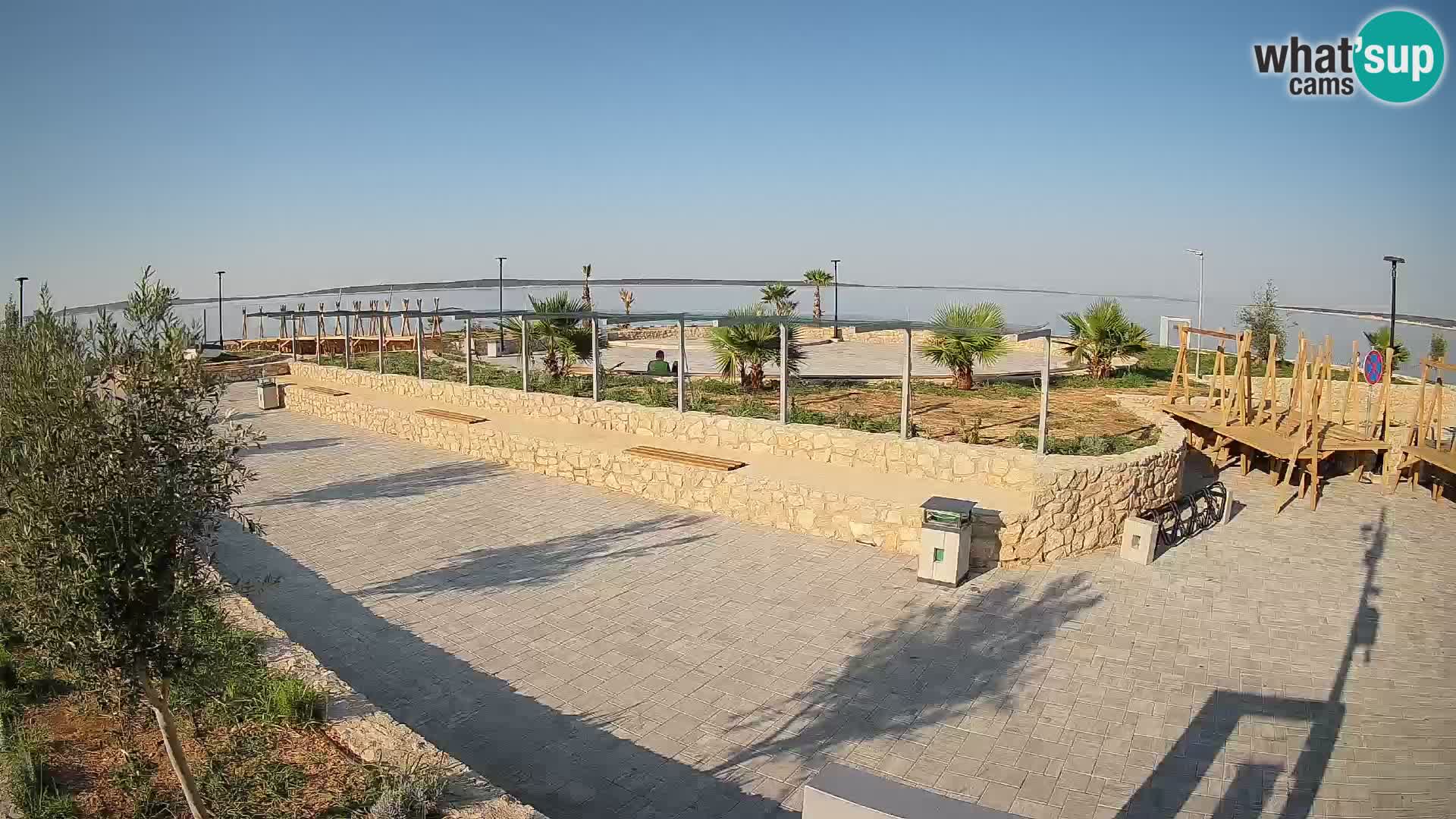 Mandre Summer Stage Webcam – Velika điga | Pag Island
