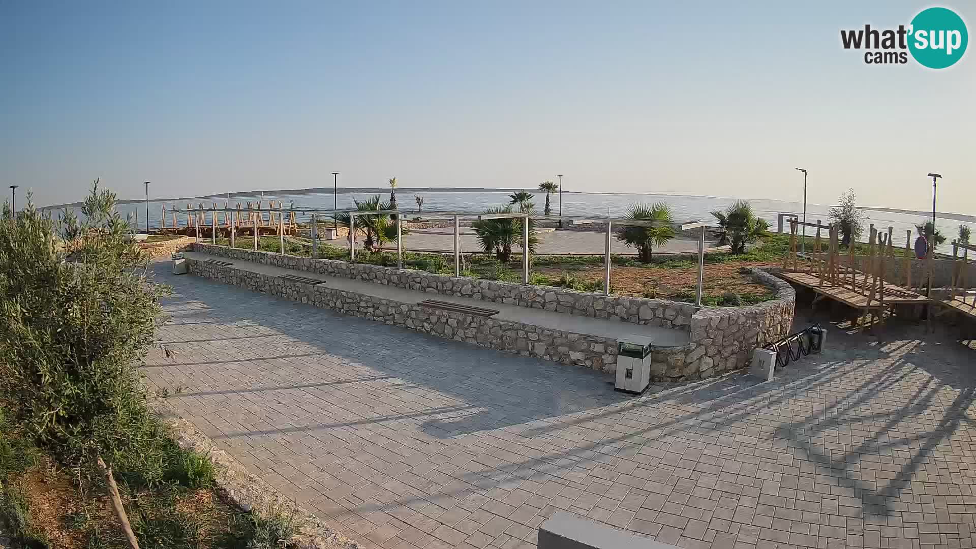 Webcam Mandre – Escenario de verano Velika điga | Isla de Pag