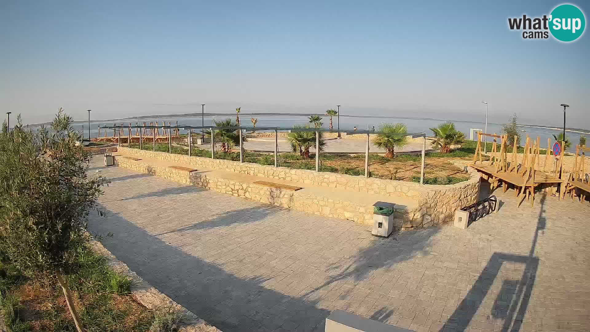 Mandre Summer Stage Webcam – Velika điga | Pag Island