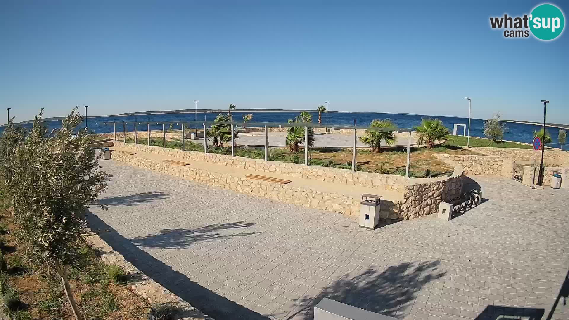Mandre Summer Stage Webcam – Velika điga | Pag Island