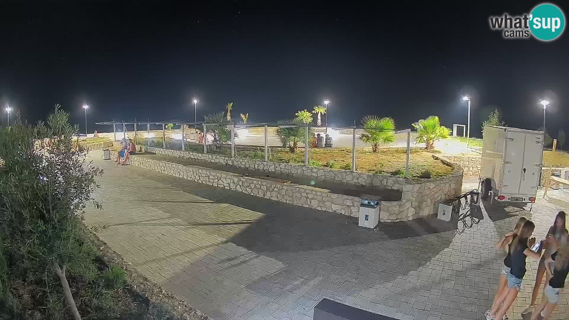 Webcam Mandre – Escenario de verano Velika điga | Isla de Pag