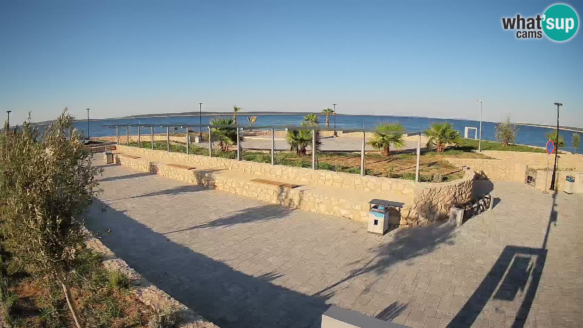 Webcam Mandre – Escenario de verano Velika điga | Isla de Pag