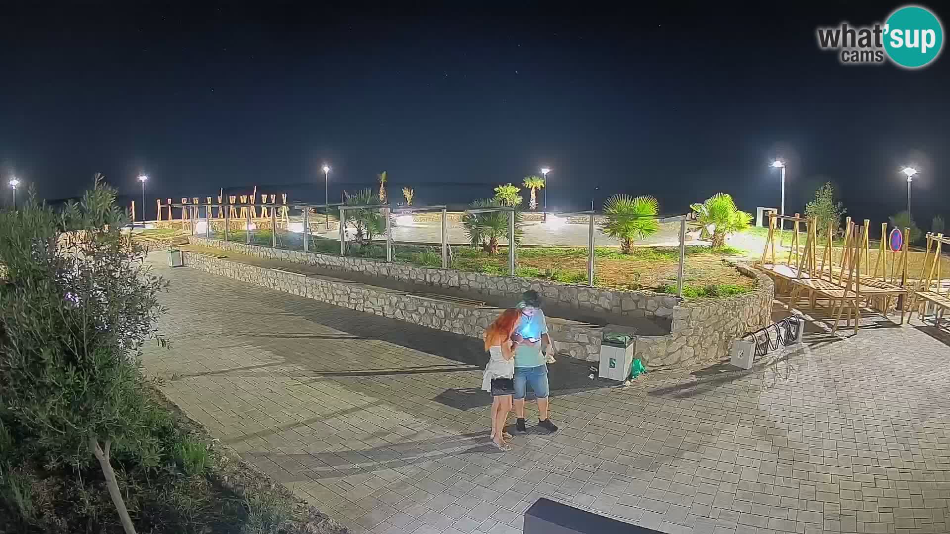 Webcam Mandre – Scène estivale Velika điga | Île de Pag
