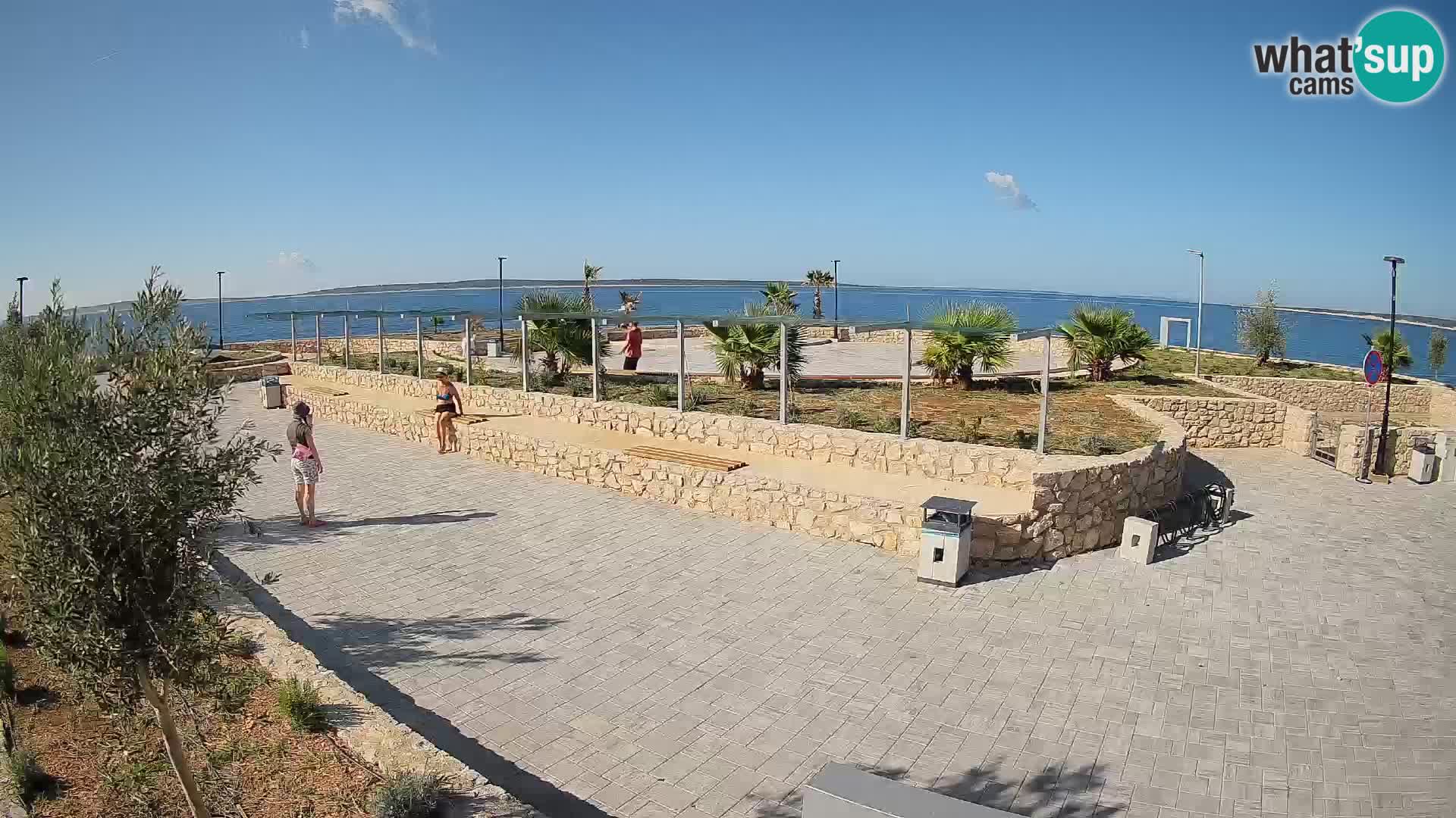 Webcam Mandre – Scène estivale Velika điga | Île de Pag