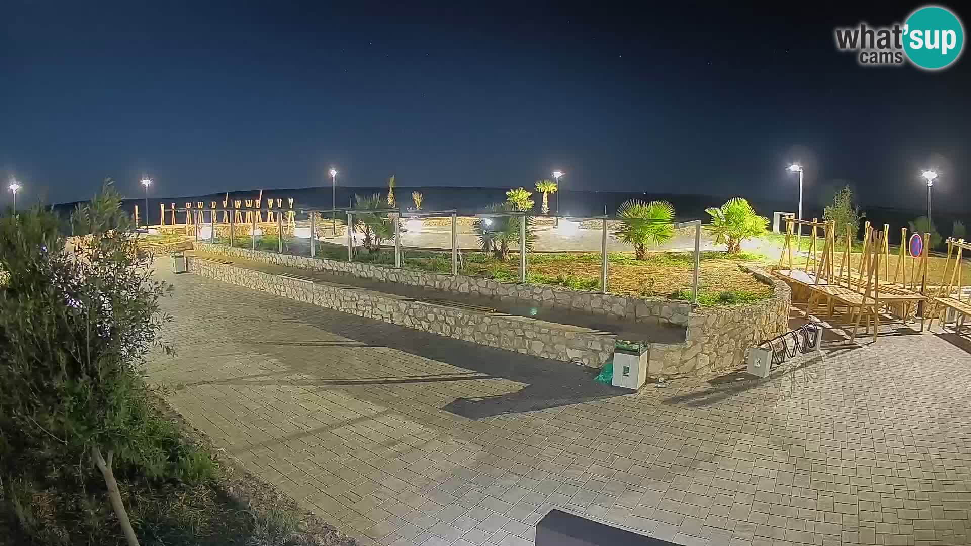 Webcam Mandre – Escenario de verano Velika điga | Isla de Pag