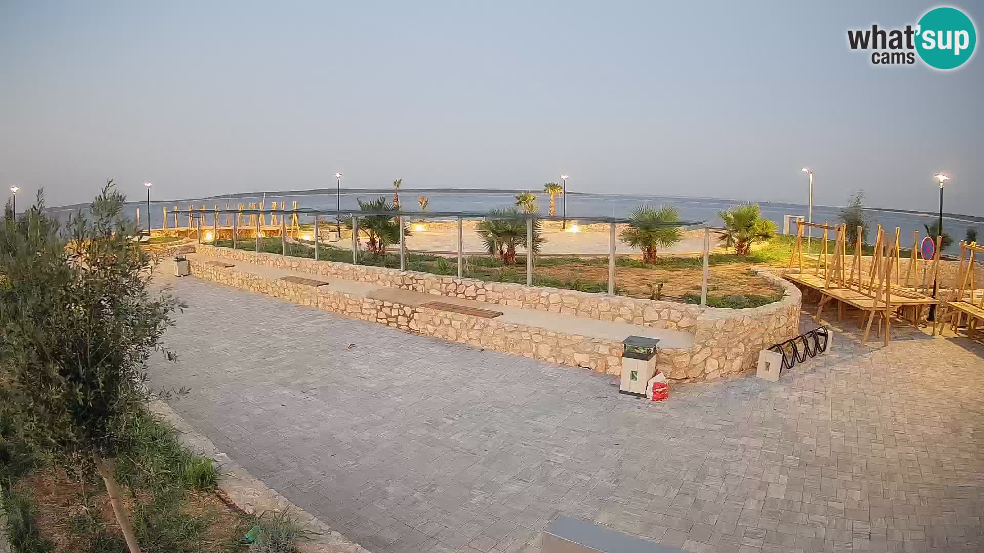 Webcam Mandre – Scène estivale Velika điga | Île de Pag