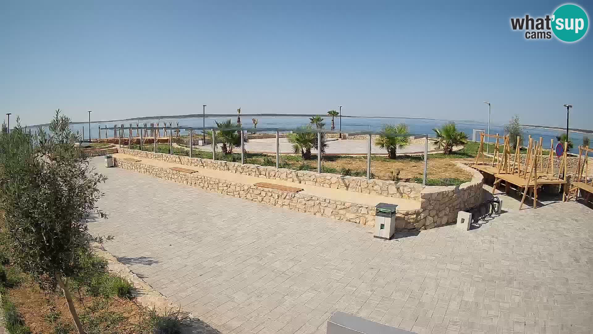 Mandre Summer Stage Webcam – Velika điga | Pag Island