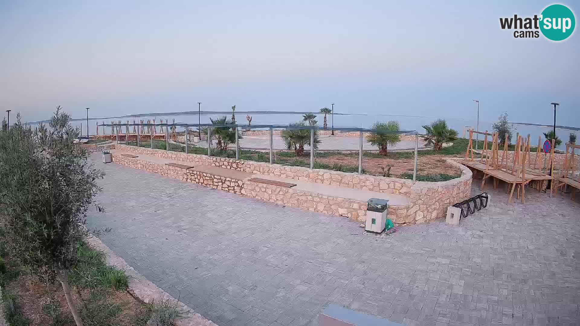 Webcam Mandre – Scène estivale Velika điga | Île de Pag
