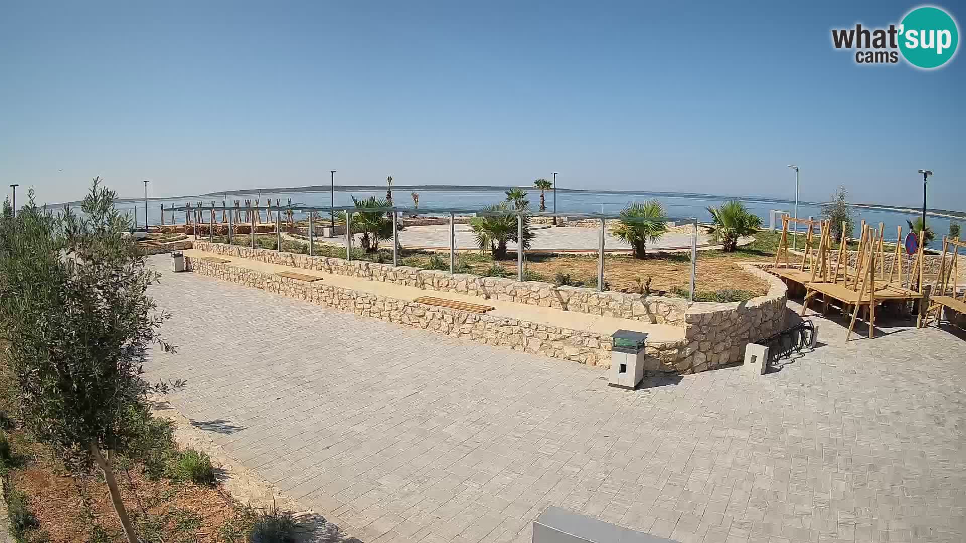 Webcam Mandre – Scène estivale Velika điga | Île de Pag