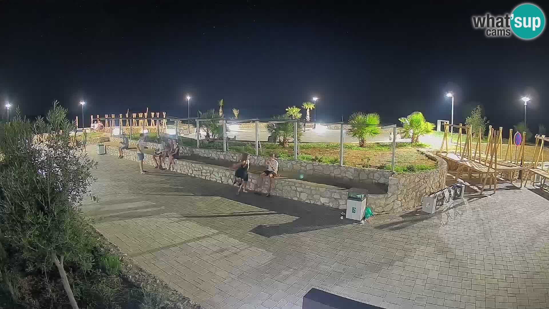 Webcam Mandre – Scène estivale Velika điga | Île de Pag