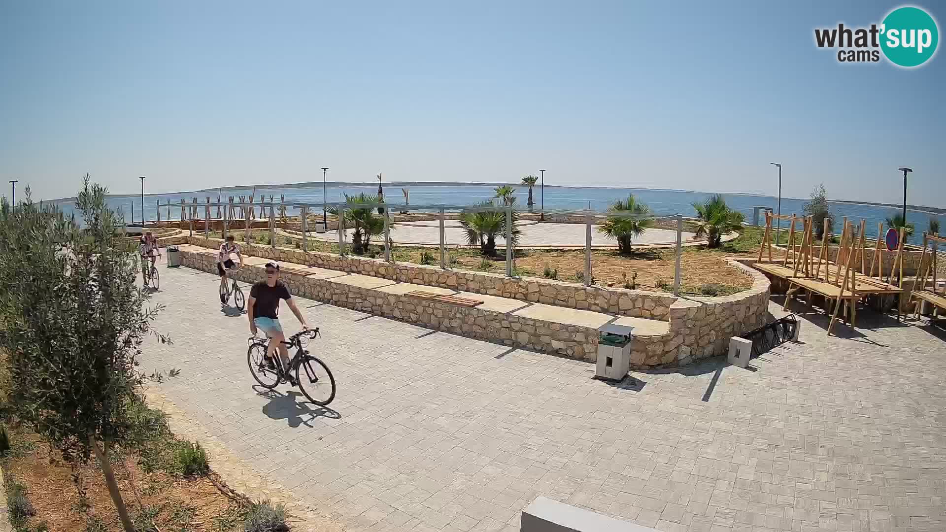 Mandre Summer Stage Webcam – Velika điga | Pag Island