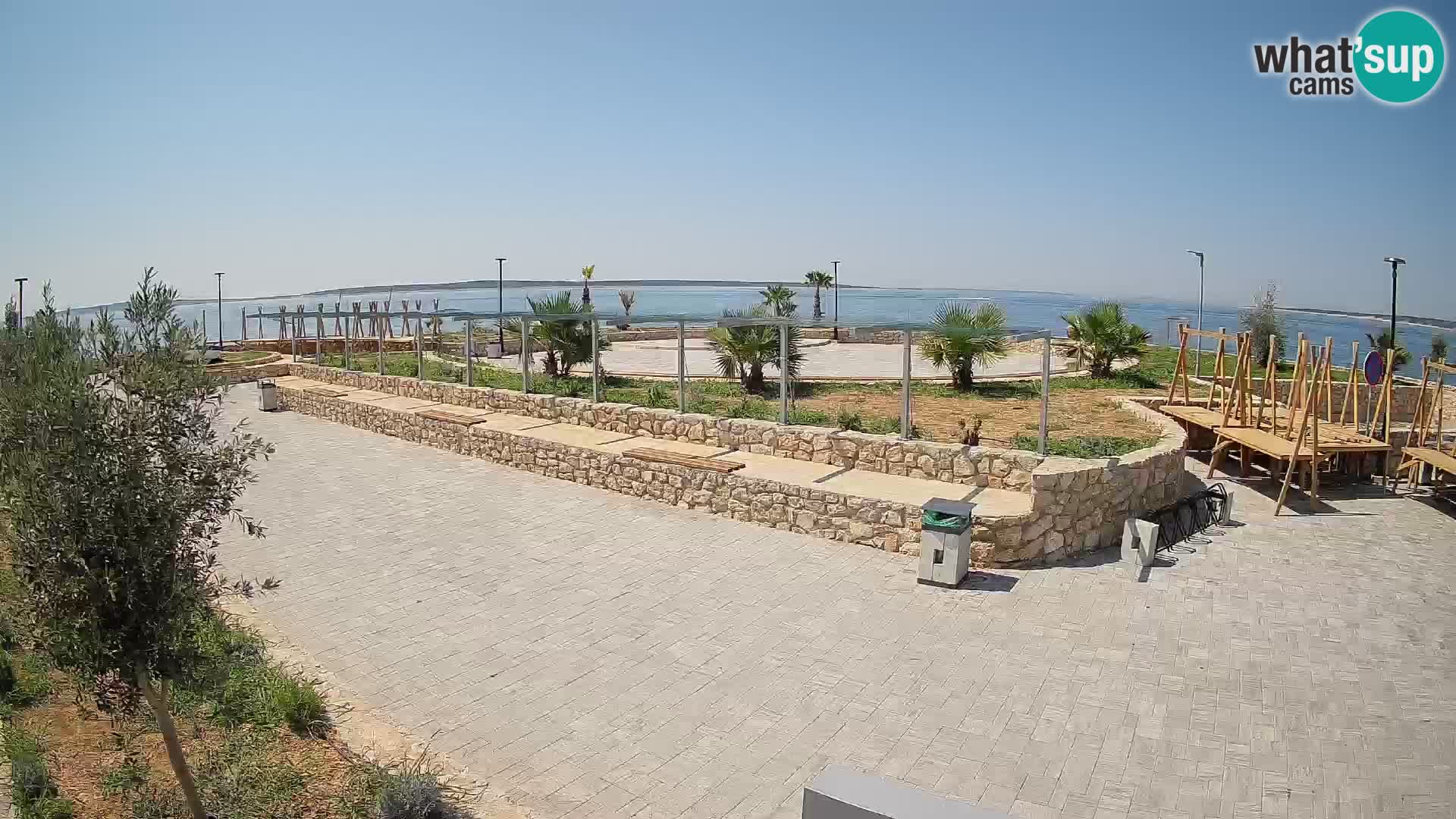 Mandre Summer Stage Webcam – Velika điga | Pag Island