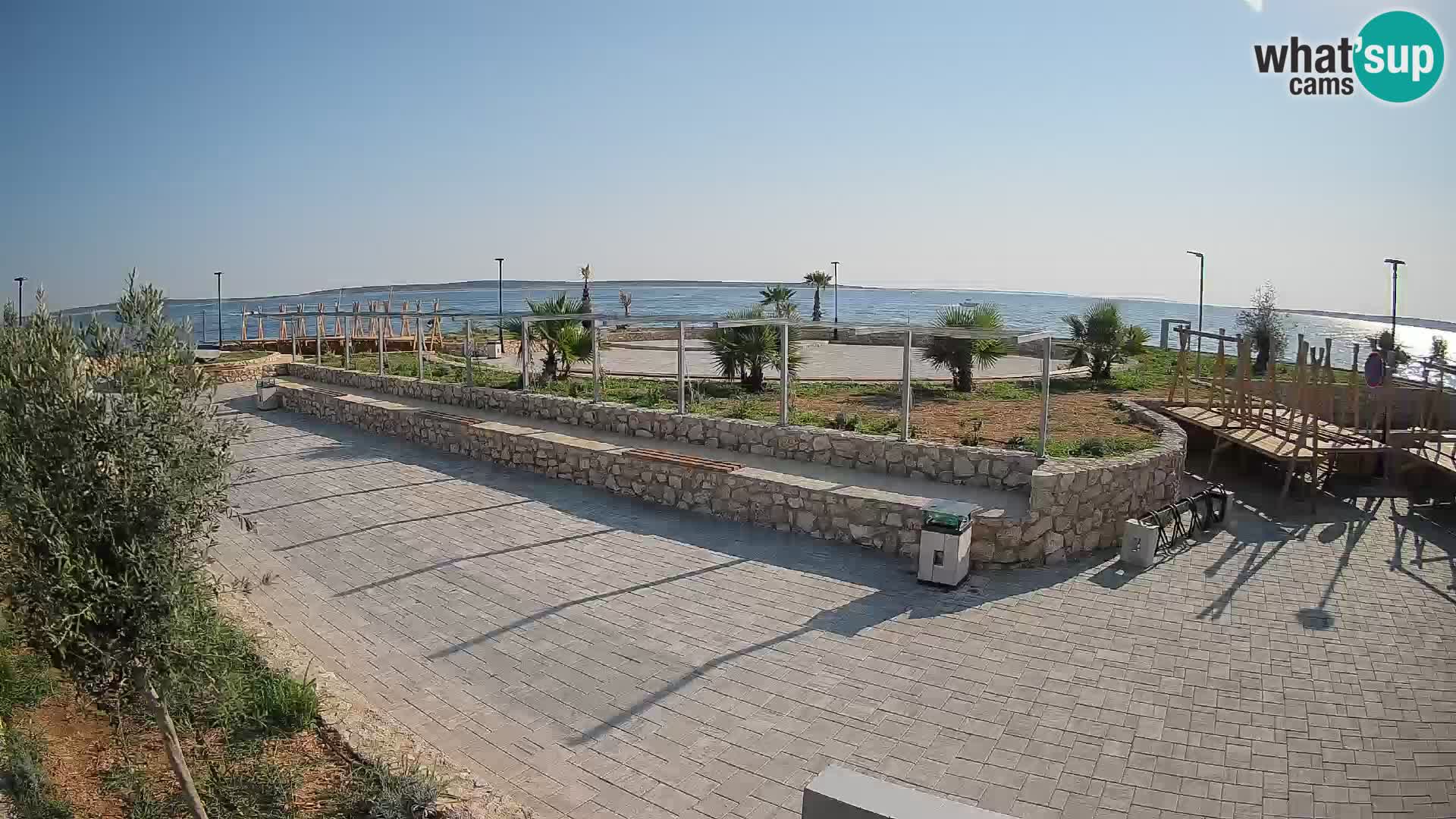 Webcam Mandre – Scène estivale Velika điga | Île de Pag
